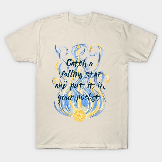 Catch a Falling Star T-Shirt by draloreshimare